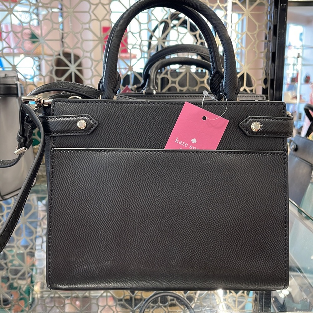 Kate Spade staci small satchel black NWT - Picture 5 of 16